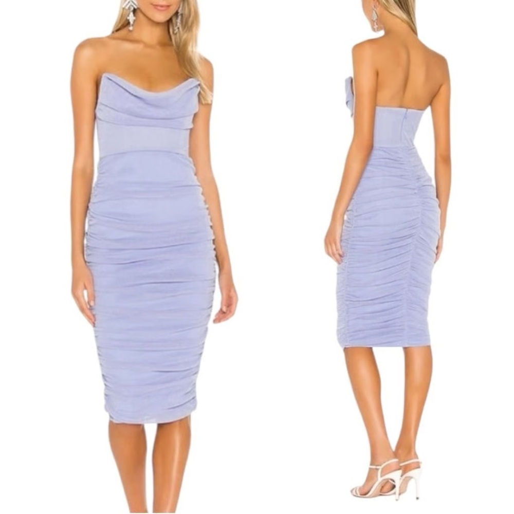 Michael Costello x REVOLVE India Dress in Periwinkle blue - M Medium